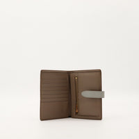 Intérieur portefeuille Celine Strap compartiments cartes et zip doré — AMANA Vintage