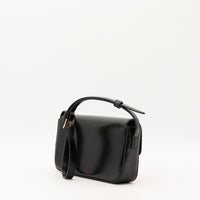 Sac Céline Triomphe cuir noir vue de profil occasion authentique — AMANA Vintage