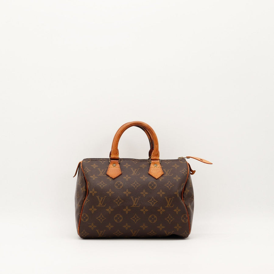 Sac Louis Vuitton Speedy 25 toile Monogram vue de face occasion authentique — AMANA Vintage