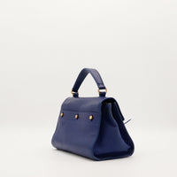 Saint Laurent Muse Two vue de trois quarts droite bleu marine — AMANA Vintage