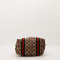 Tote Web Gucci vue du fond toile GG Canvas occasion authentique — AMANA Vintage