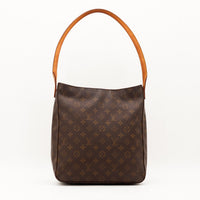 Sac Louis Vuitton Looping GM toile Monogram vue de face occasion authentique — AMANA Vintage