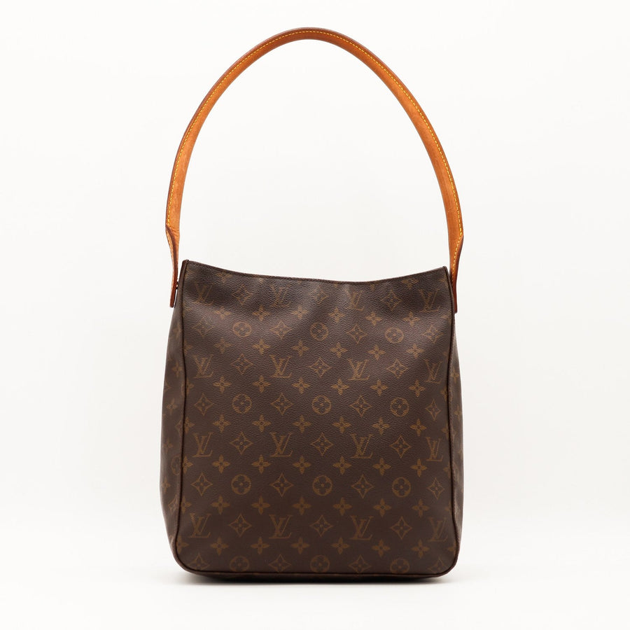 Sac Louis Vuitton Looping GM toile Monogram vue de face occasion authentique — AMANA Vintage