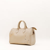 Louis Vuitton Speedy 30 Épi ivoire vue trois quarts défauts visibles — AMANA Vintage
