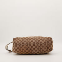 Fond du sac Gucci Hobo Horsebit toile GG Canvas occasion — AMANA Vintage