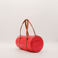 Vue de côté opposé Louis Vuitton Bedford Vernis rouge — AMANA Vintage