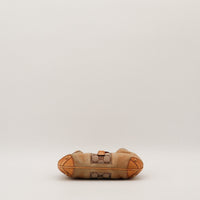 Hobo Indy Gucci vue du fond daim usure coins cognac — AMANA Vintage