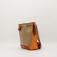 Celine Seau Macadam vue de trois quarts flanc droit cuir naturel occasion — AMANA Vintage