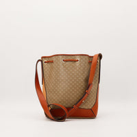 Celine Seau Macadam vue de dos bandouliere cuir occasion authentique — AMANA Vintage
