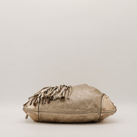 Gucci Indy Hobo vue du fond cuir monogrammé bronze — AMANA Vintage