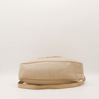 Gucci Hobo Bambou vue du fond cuir grainé ivoire — AMANA Vintage