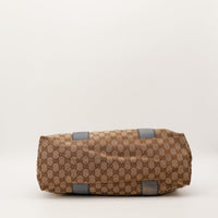 Fond sac Gucci Tote Bag Bamboo toile GG Canvas état occasion — AMANA Vintage