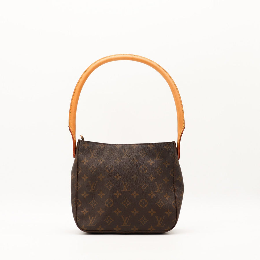 Sac Louis Vuitton Looping MM toile Monogram vue de face occasion authentique — AMANA Vintage