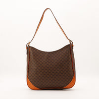 Sac Céline Hobo Macadam toile monogrammée vue de face occasion authentique — AMANA Vintage