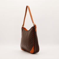 Sac Céline Hobo Macadam vue laterale bandouliere occasion authentique — AMANA Vintage