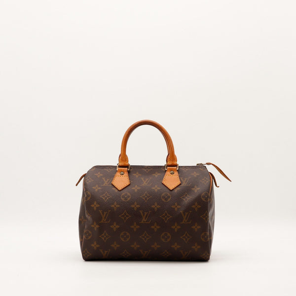 Sac Louis Vuitton Speedy 25 Toile Monogram vue de face occasion authentique — AMANA Vintage