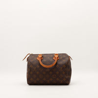 Louis Vuitton Speedy 25 vue arrière Toile Monogram authentique vintage — AMANA Vintage