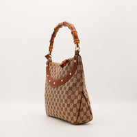 Sac Gucci Hobo Bamboo anse bambou profil occasion authentique — AMANA Vintage