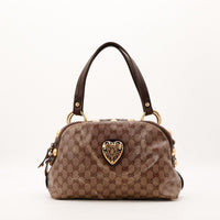 Sac Gucci Babouska toile monogrammée vue de face occasion authentique — AMANA Vintage