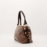 Sac Gucci Babouska vue latérale tirette occasion authentique — AMANA Vintage