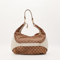 Sac Gucci Hobo Bamboo vue arrière toile monogrammée occasion authentique — AMANA Vintage