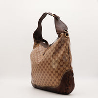 Sac Gucci New Jackie profil cuir patiné occasion authentique — AMANA Vintage