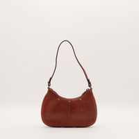 Sac Yves Saint Laurent Mombasa Hobo cuir marron vue de dos — AMANA Vintage
