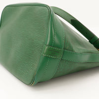 Détail estampille Louis Vuitton Paris Made in France Noé Épi vert — AMANA Vintage
