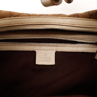 Interieur doublure Gucci Hobo Bamboo plaque Made in Italy occasion authentique — AMANA Vintage
