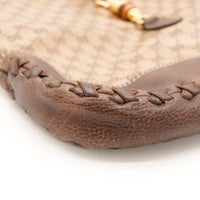 Détail coin cuir tressé Gucci New Jackie occasion authentique — AMANA Vintage