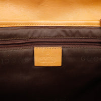 Intérieur doublure sombre Gucci Hobo toile monogrammée occasion — AMANA Vintage