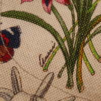 Detail motif Flora toile Gucci Jackie occasion authentique — AMANA Vintage