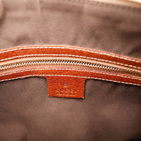 Intérieur doublure et étiquette Gucci Hobo Bamboo occasion authentique — AMANA Vintage