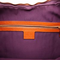 Intérieur doublure violette Gucci Hobo Horsebit occasion authentique — AMANA Vintage