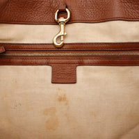 Intérieur Gucci Tote Bag doublure textile mousqueton doré occasion authentique — AMANA Vintage