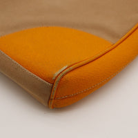 Détail bordure et frottements sac Prada toile et cuir — AMANA Vintage