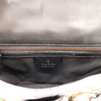 Intérieur Gucci Hobo Horsebit doublure cuir noir zip — AMANA Vintage
