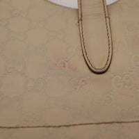 Détail taches roses extérieur Gucci New Jackie cuir Guccissima — AMANA Vintage