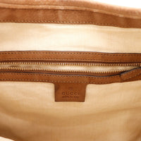 Interieur Gucci New Jackie doublure toile beige zip dore propre — AMANA Vintage