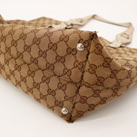 Détail coin inférieur droit Tote Horsebit Gucci — AMANA Vintage