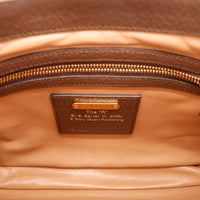 Intérieur doublure cuir beige Gucci Jackie 1961 occasion authentique — AMANA Vintage