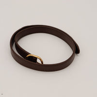 Anse cuir marron amovible Gucci Jackie 1961 occasion authentique — AMANA Vintage