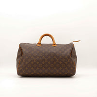Sac Louis Vuitton Speedy 40 toile Monogram vue de face occasion authentique — AMANA Vintage