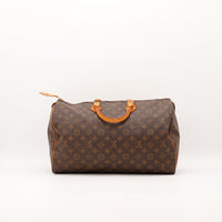 Vue de dos Louis Vuitton Speedy 40 toile Monogram occasion — AMANA Vintage