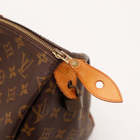 Détail étiquette Louis Vuitton Paris made in France Speedy 35 — AMANA Vintage