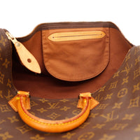 Intérieur doublure textile Louis Vuitton Speedy 40 poche zippée — AMANA Vintage