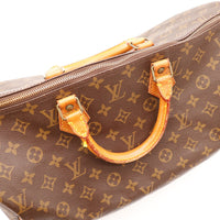 Détail anse et tab vachette Louis Vuitton Speedy 40 usure couture — AMANA Vintage