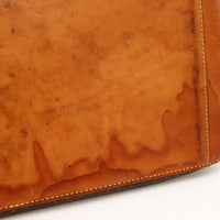 Detail patine caramel du fond Louis Vuitton Cabas Mezzo — AMANA Vintage