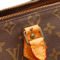 Détail languette cadenas Louis Vuitton Speedy 25 vachette usée — AMANA Vintage