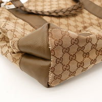 Détail coin inférieur Tote Bag Bamboo Gucci légers frottements — AMANA Vintage